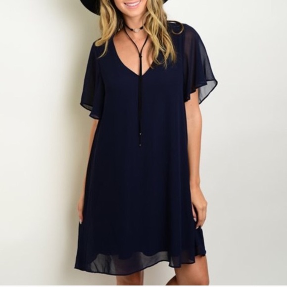 WILA Dresses & Skirts - SALE WILA Chic Navy Shift Dress